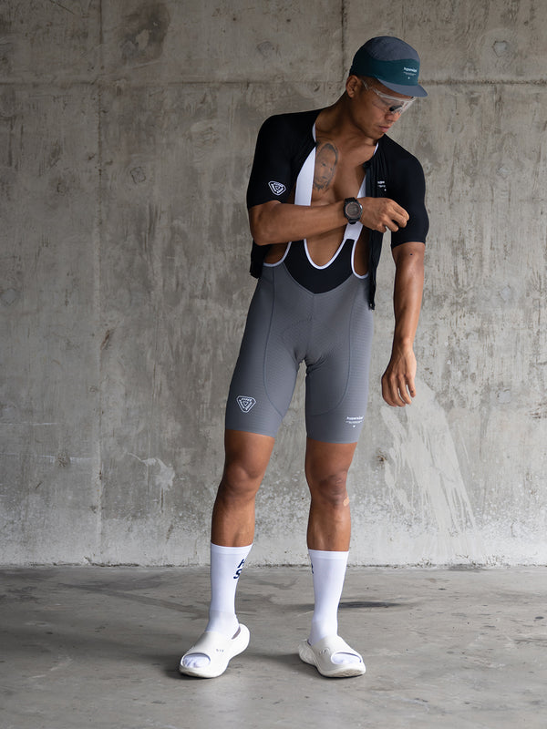 Men's Performance SUPP. Bib Shorts - Gray