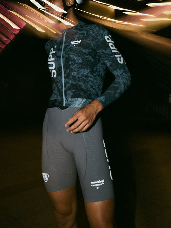 Men's Performance SUPP. Bib Shorts - Gray