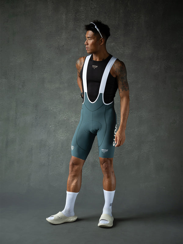 Men's Performance 1.1 SUPP. Bib Shorts - Dark Green