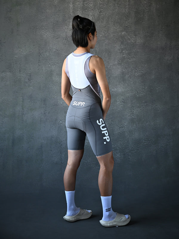 Women's Performance SUPP. Bib Shorts - Gray