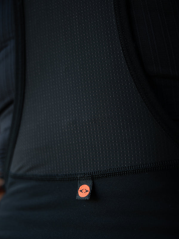 Women's SUPP Thermal Bib Shorts - Black DWR