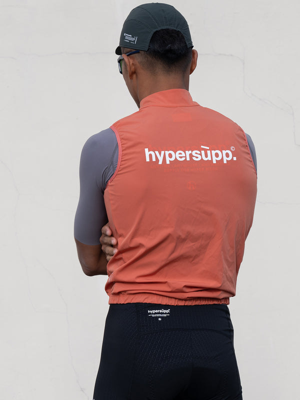 Men's Universality Lightweight Gilet - Genoa Orange-Red