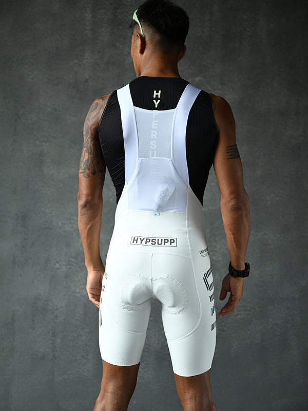 Men's Motion URT Bib Shorts - Off-White