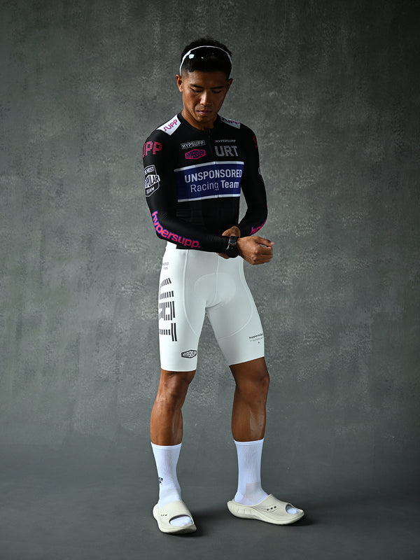 Men's Motion URT Bib Shorts - Off-White