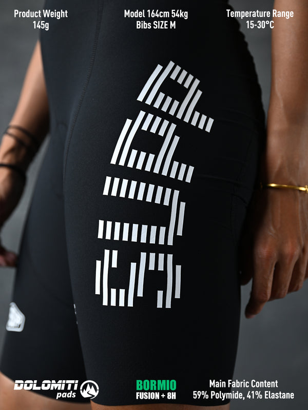 Women's Performance SUPP. Bib Shorts - Black