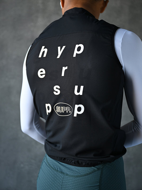 Men's Performance Team Draft Vest - Black