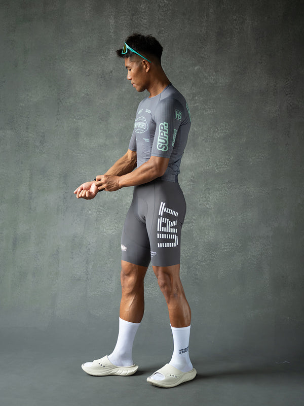 Men's Performance Zipless Jersey - Gray