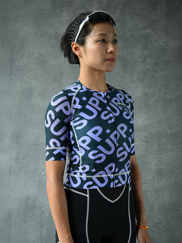 Women's Motion Air Jersey - Pop Art Purple