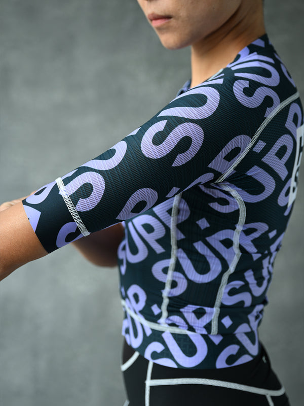 Women's Motion Air Jersey - Pop Art Purple