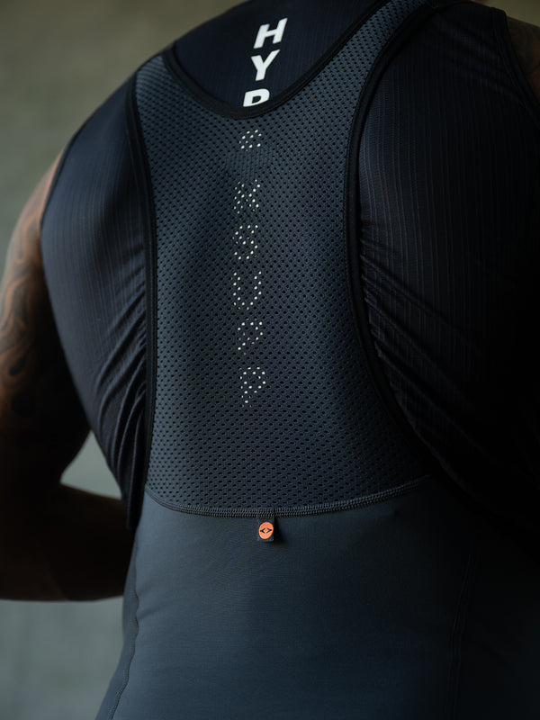 Men's Performance Thermal Long Bibs with Side pockets 8-16°C - Cool Gray