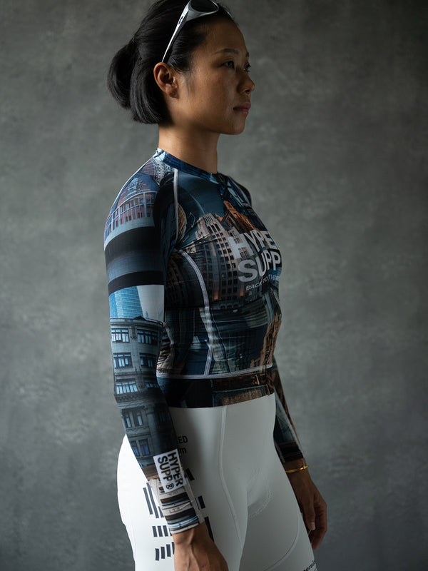 Women's Motion Long Sleeve Jersey - Back to the Streets