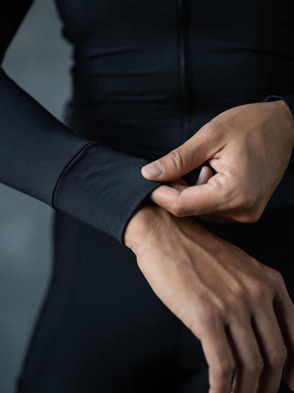 Women's Performance Light Fleece Long Sleeve Jersey 12-18° - Black