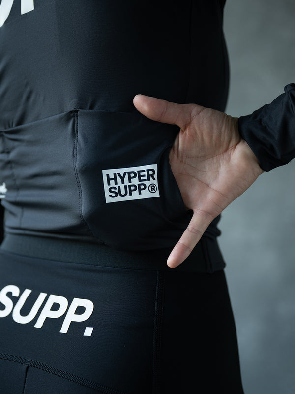 Women's Performance SUPP. Light Fleece Long Sleeve Jersey 12-18°C - Black