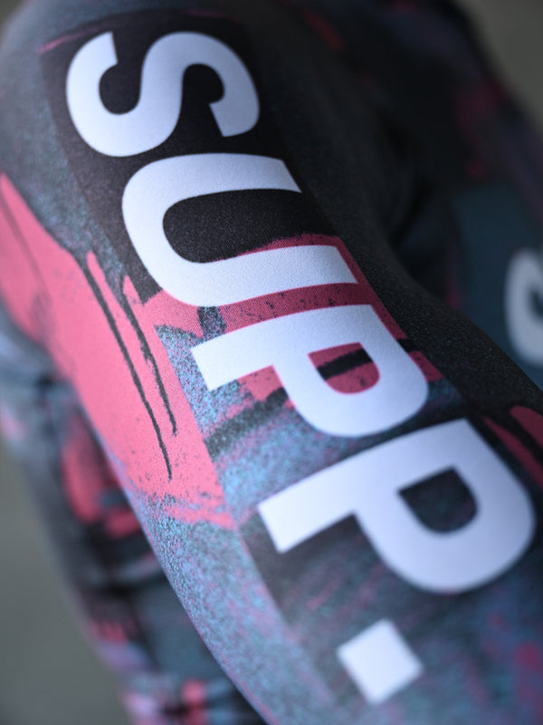 Men's Performance SUPP. Long Sleeve Jersey - Blue/Pink