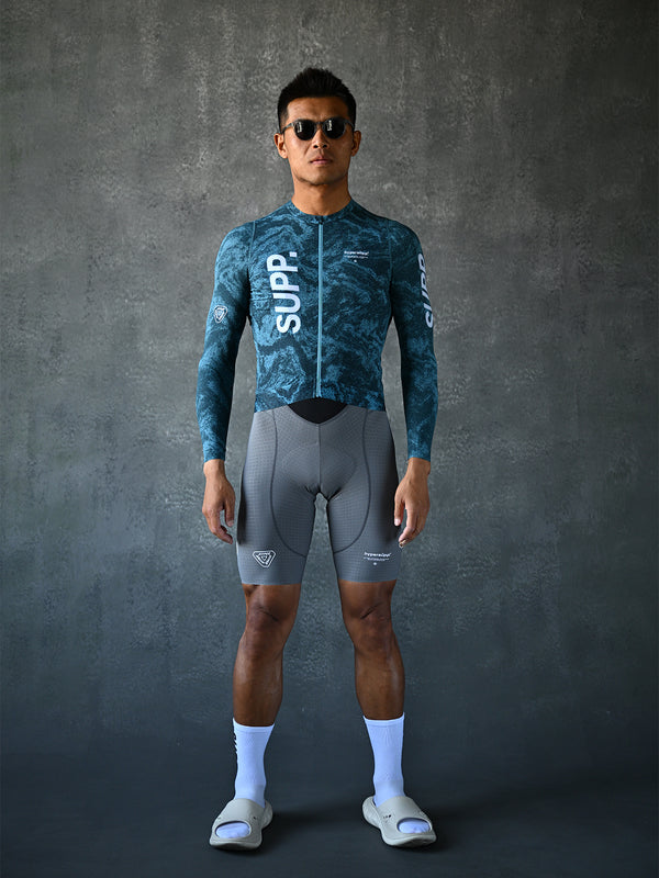 Men's SUPP. Long Sleeves Jersey - Lagoon Green