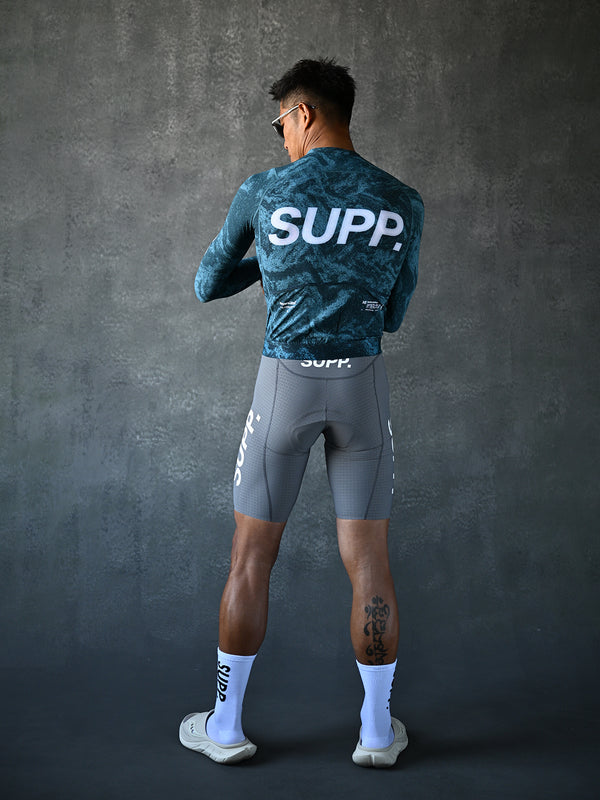 Men's SUPP. Long Sleeves Jersey - Lagoon Green