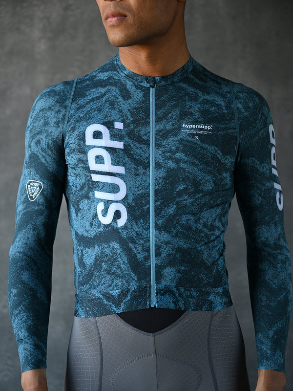 Men's SUPP. Long Sleeves Jersey - Lagoon Green