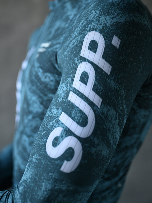 Men's SUPP. Long Sleeves Jersey - Lagoon Green