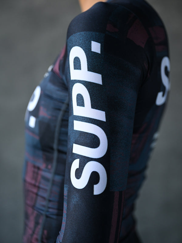 Women's Performance SUPP. Long Sleeve Jersey - Green/Mocha