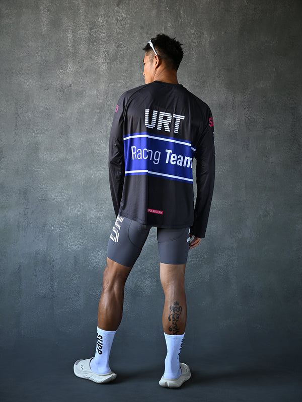 Wildway URT Long Sleeves MESH TEE - Carbon Black