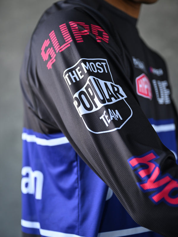 Wildway URT Long Sleeves MESH TEE - Carbon Black