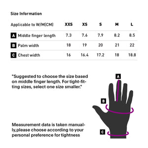 Fleece full-finger gloves