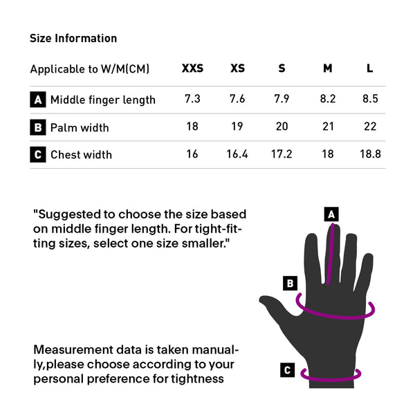 Fleece full-finger gloves