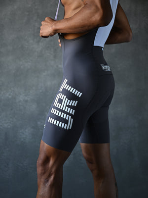Men's Motion URT Bib Shorts - Dark Gray