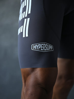 Men's Motion URT Bib Shorts - Dark Gray