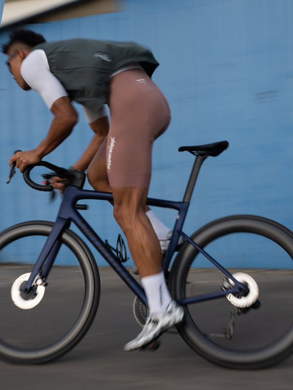 Men's Motion Bib Shorts - Gray Rose