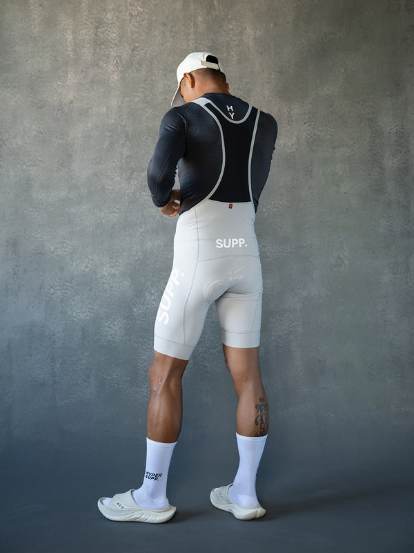 Men's SUPP. Thermal Bib Shorts 5-15℃ - Vapor Blue (Includes Leg Warmers)