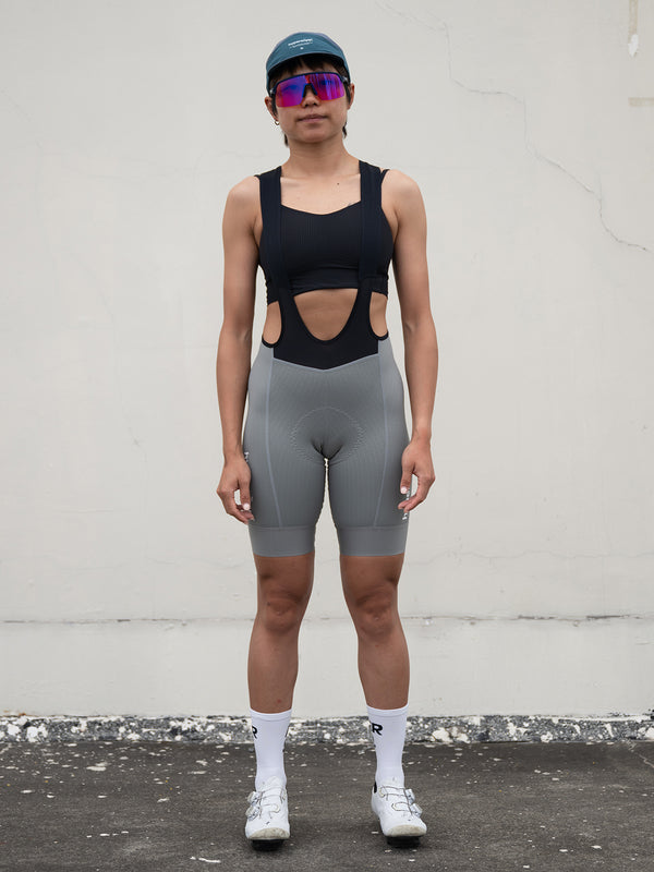 Women's Motion Bib Shorts - Forest Fog