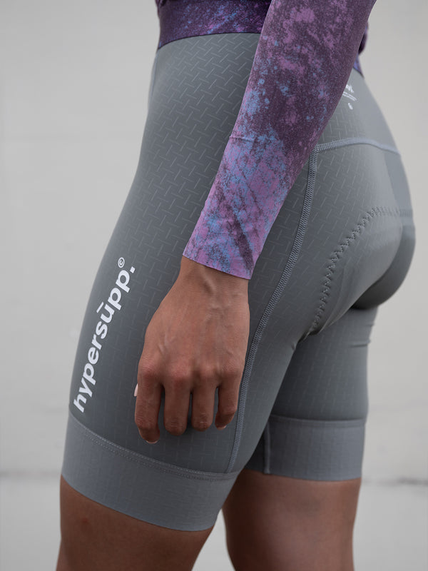 Women's Motion Bib Shorts - Forest Fog