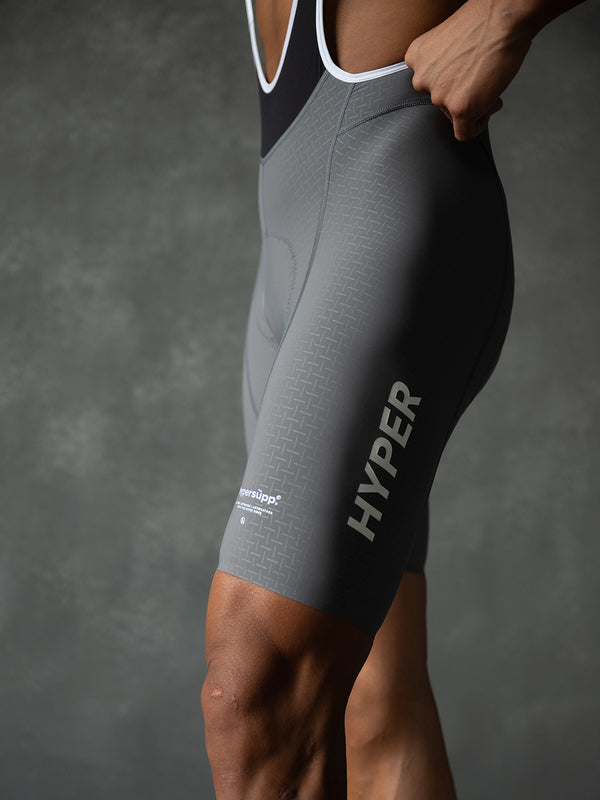 Men's Performance Bib Shorts - Gray