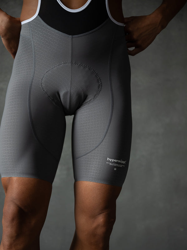 Men's Performance Bib Shorts - Gray