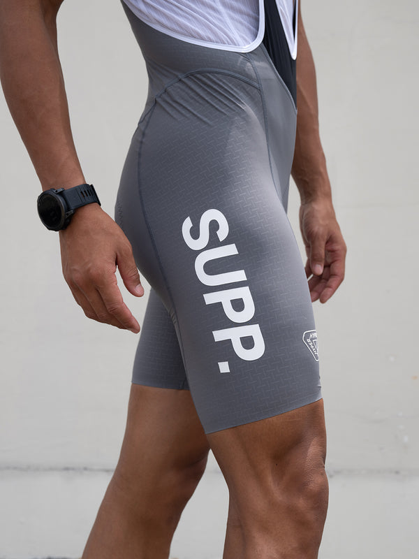 Men's SUPP. Bib Shorts - Gray