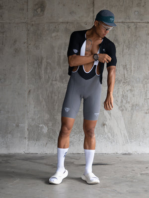 Men's Performance SUPP. Bib Shorts - Gray