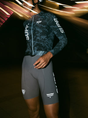 Men's Performance SUPP. Bib Shorts - Gray