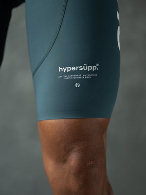 Men's Performance 1.1 SUPP. Bib Shorts - Dark Green （Smooth Version)