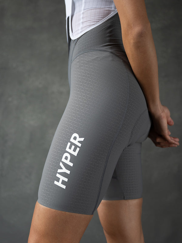 Women's Performance Bib Shorts - Gray