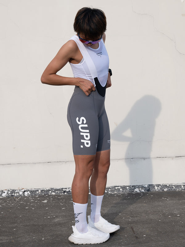 Women's SUPP. Bib Shorts - Gray