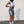 Women's Zipless Jersey(White) + Bib Shorts(Gray) + Socks