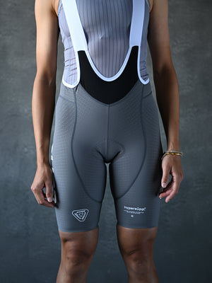 Women's Performance SUPP. Bib Shorts - Gray