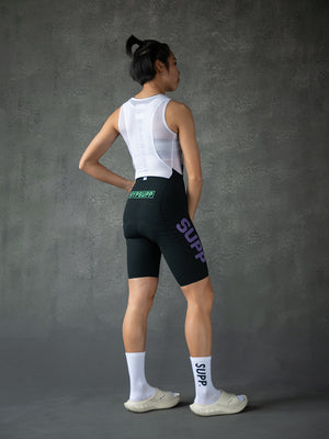 Women's Performance Team Bib Shorts - Black