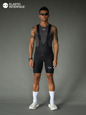 Men's SUPP. Fleece Bib Shorts 5-15℃ - Black (Includes Leg Warmers)