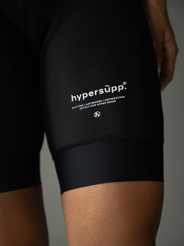 Women's SUPP. Fleece Bib Shorts 5-15℃ - Black (Includes Leg Warmers)