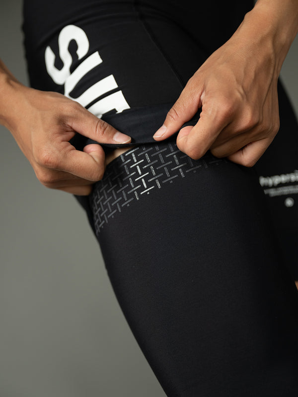 Women's SUPP. Fleece Bib Shorts 5-15℃ - Black (Includes Leg Warmers)