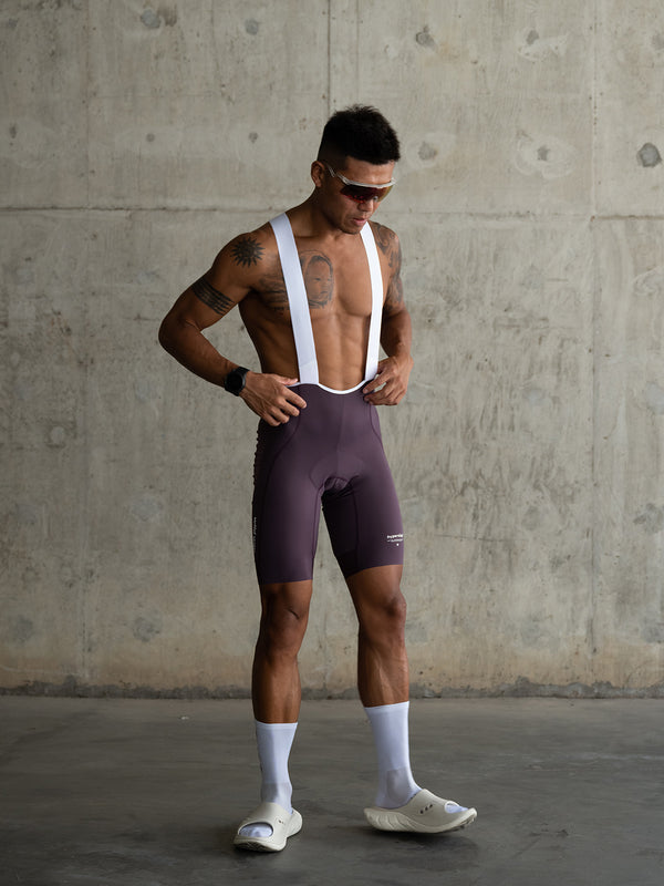 Men's Wildway Bib Shorts - Prune