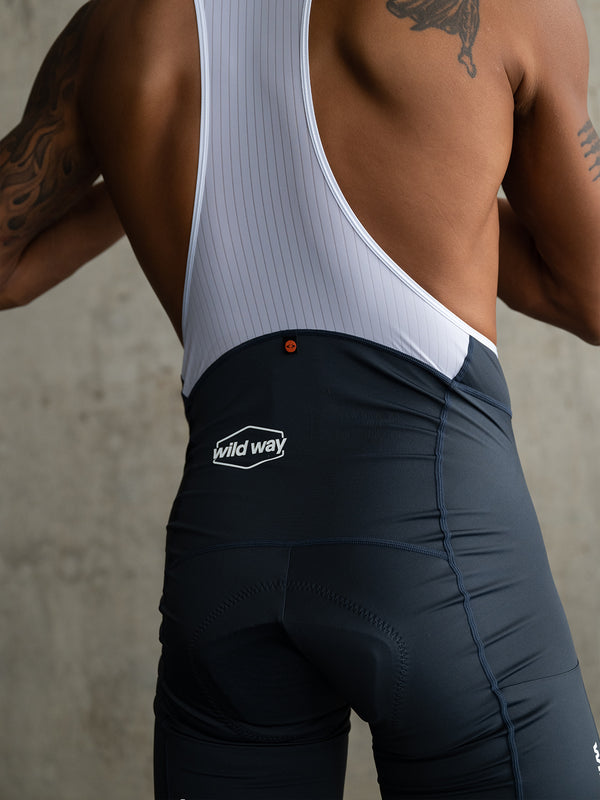 Men's Wildway Bib Shorts - Titanium Gray