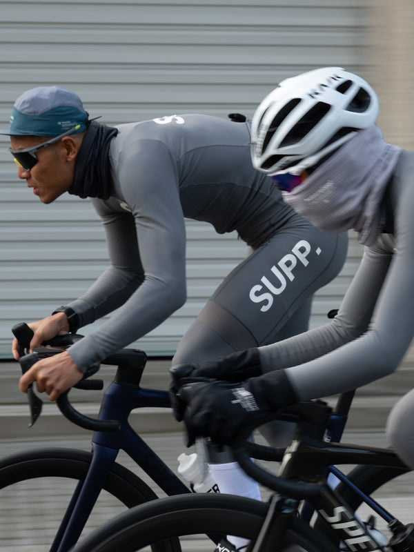 Men's SUPP. Thermal Long Sleeve Jersey 5-15℃ - Smoked Pearl